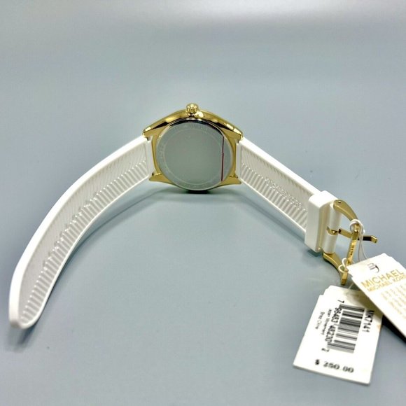 MICHAEL KORS. Janelle Quartz White Dial Ladies Watch - Picture 5 of 6